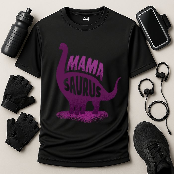 Mama Saurus Cooling Performance Crew T-Shirt