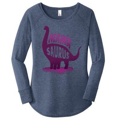 Mama Saurus Women's Perfect Tri Tunic Long Sleeve Shirt