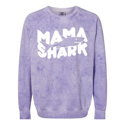 Mama Shark Colorblast Crewneck Sweatshirt