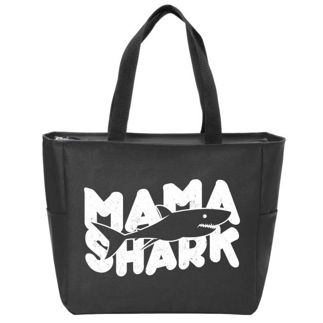 Mama Shark Zip Tote Bag