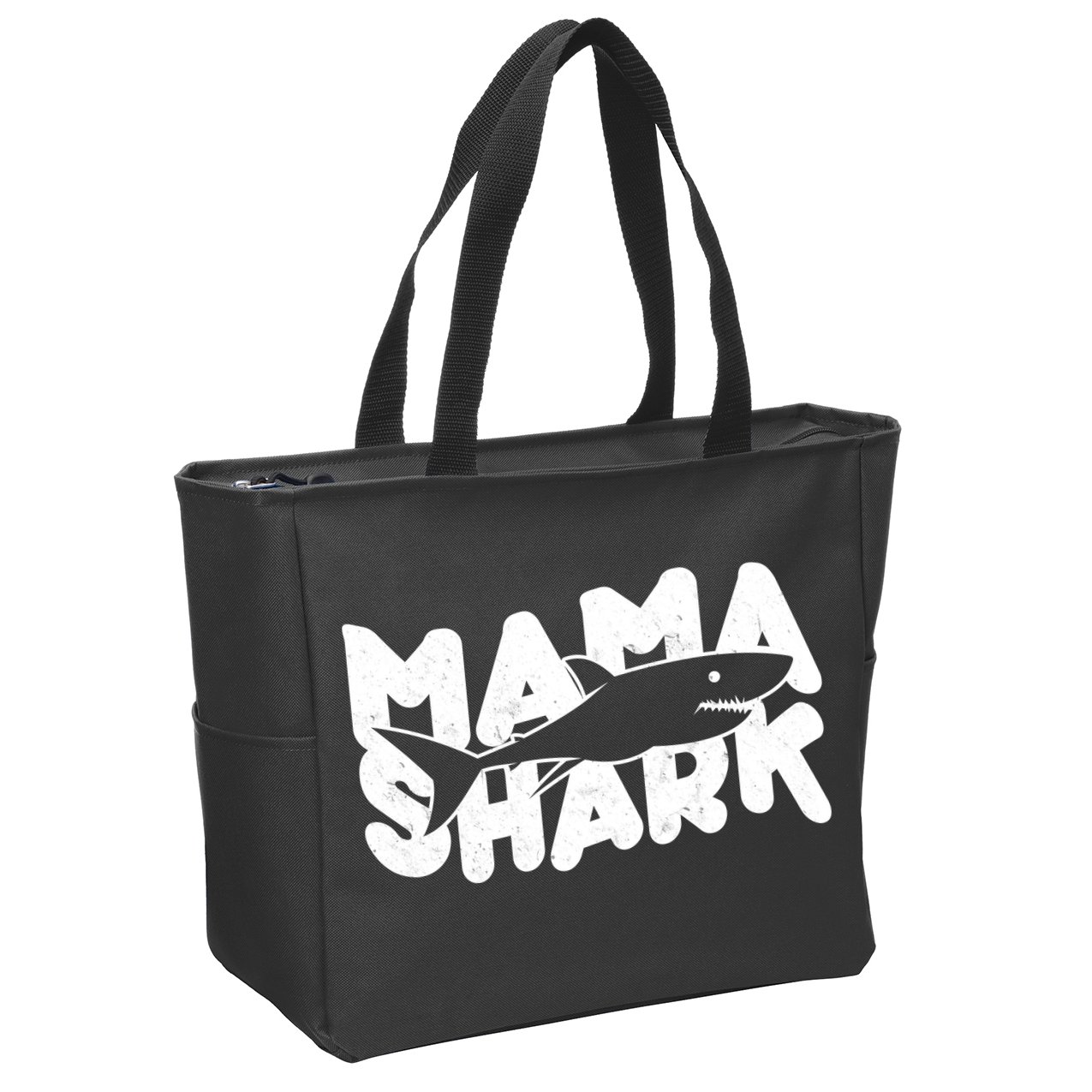Mama Shark Zip Tote Bag