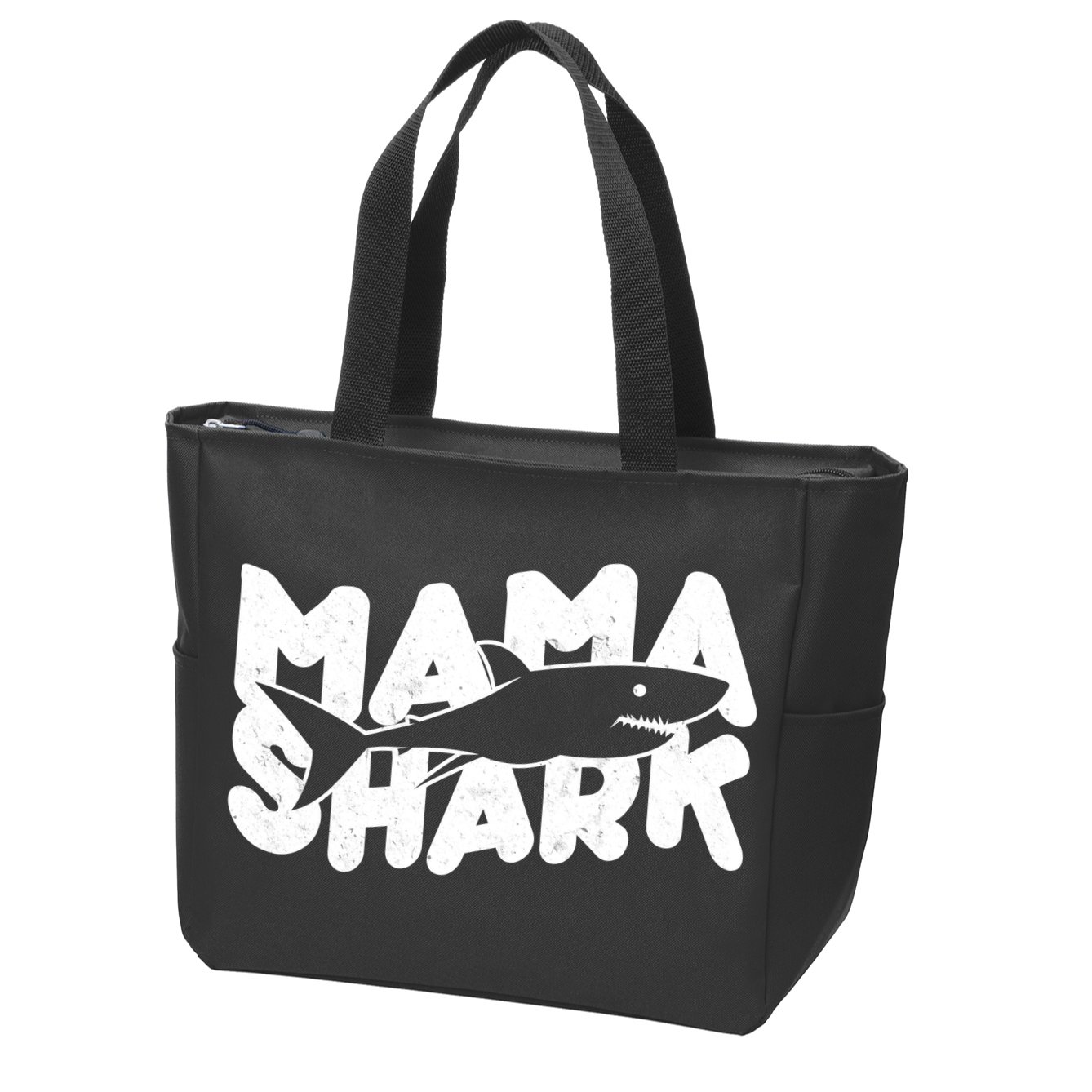 Mama Shark Zip Tote Bag