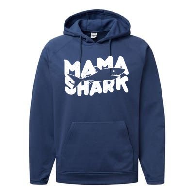 Mama Shark Performance Fleece Hoodie