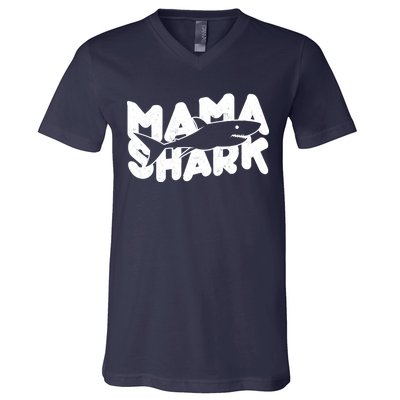 Mama Shark V-Neck T-Shirt