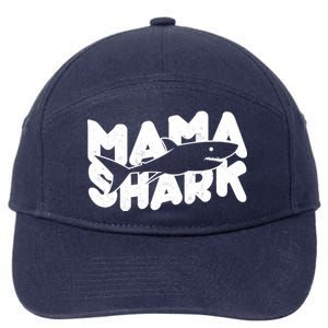 Mama Shark 7-Panel Snapback Hat