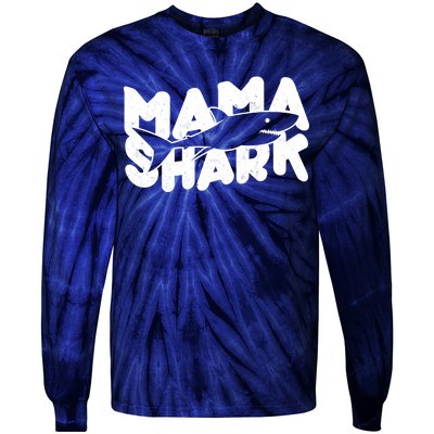 Mama Shark Tie-Dye Long Sleeve Shirt