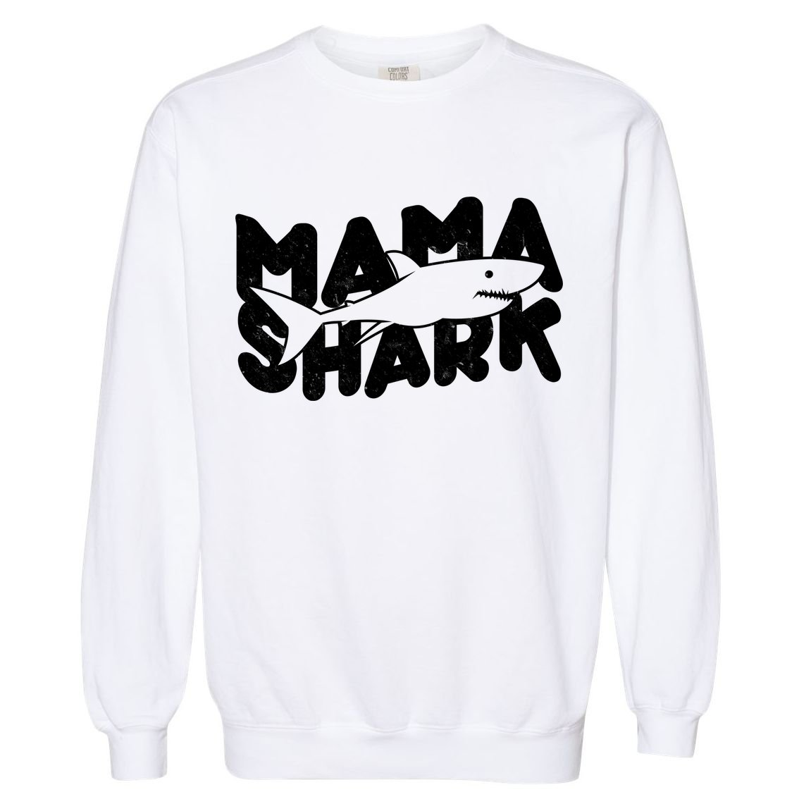 Mama Shark Garment-Dyed Sweatshirt