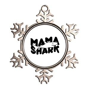 Mama Shark Metallic Star Ornament