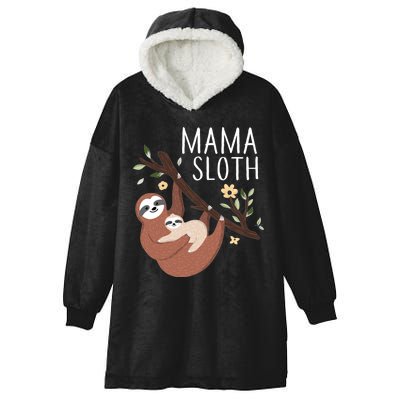 Mama Sloth Hooded Wearable Blanket