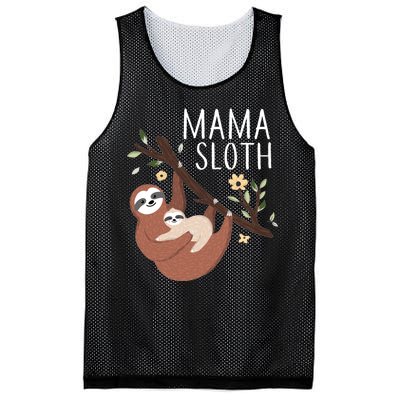 Mama Sloth Mesh Reversible Basketball Jersey Tank