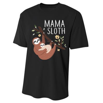 Mama Sloth Performance Sprint T-Shirt