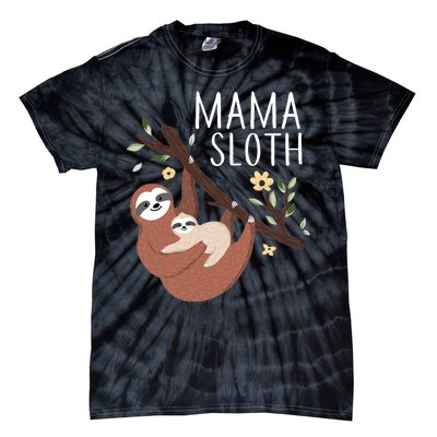 Mama Sloth Tie-Dye T-Shirt