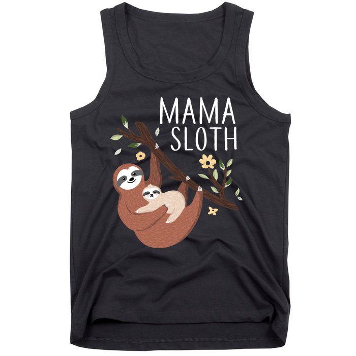 Mama Sloth Tank Top