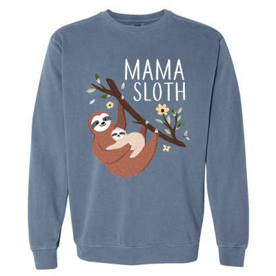 Mama Sloth Garment-Dyed Sweatshirt