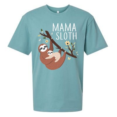 Mama Sloth Sueded Cloud Jersey T-Shirt