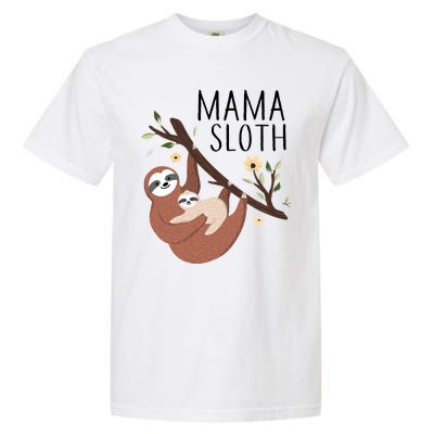 Mama Sloth Garment-Dyed Heavyweight T-Shirt