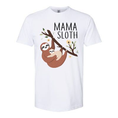 Mama Sloth Softstyle CVC T-Shirt