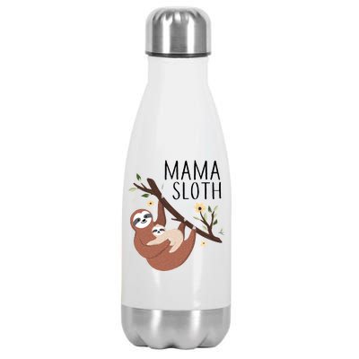 Mama Sloth Stainless Steel Insulated Water Bottle