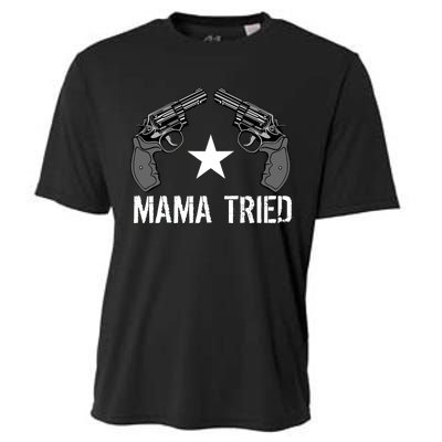 Mama Tried Gun Rights Logo Cooling Performance Crew T-Shirt