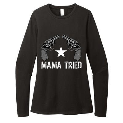 Mama Tried Gun Rights Logo Womens CVC Long Sleeve Shirt