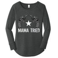 Mama Tried Gun Rights Logo Women's Perfect Tri Tunic Long Sleeve Shirt