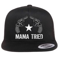 Mama Tried Gun Rights Logo Flat Bill Trucker Hat