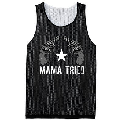 Mama Tried Gun Rights Logo Mesh Reversible Basketball Jersey Tank