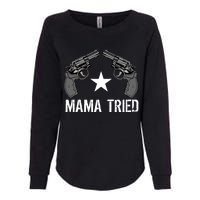 Mama Tried Gun Rights Logo Womens California Wash Sweatshirt