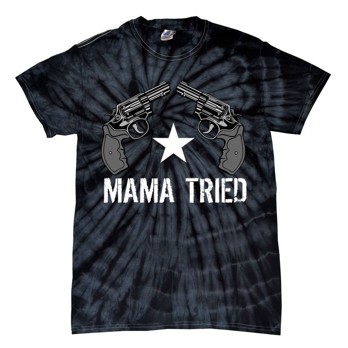 Mama Tried Gun Rights Logo Tie-Dye T-Shirt