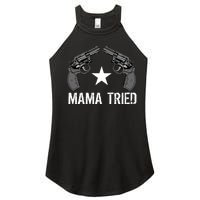 Mama Tried Gun Rights Logo Women's Perfect Tri Rocker Tank