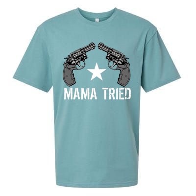 Mama Tried Gun Rights Logo Sueded Cloud Jersey T-Shirt