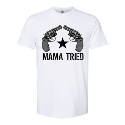 Mama Tried Gun Rights Logo Softstyle CVC T-Shirt