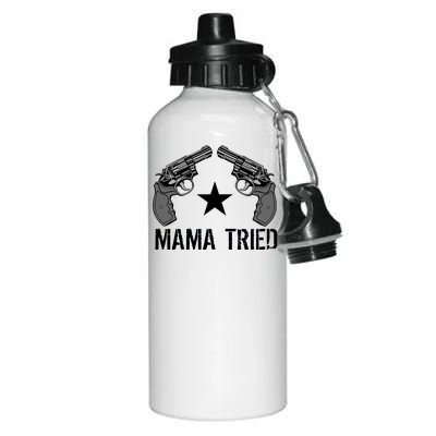 Mama Tried Gun Rights Logo Aluminum Water Bottle