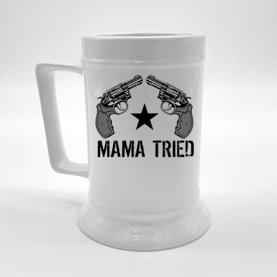 Mama Tried Gun Rights Logo Beer Stein