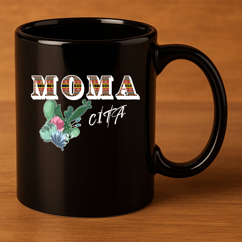 Mamacita Cinco De Mayo Cactus Fiesta 11oz C Handle Ceramic Mug