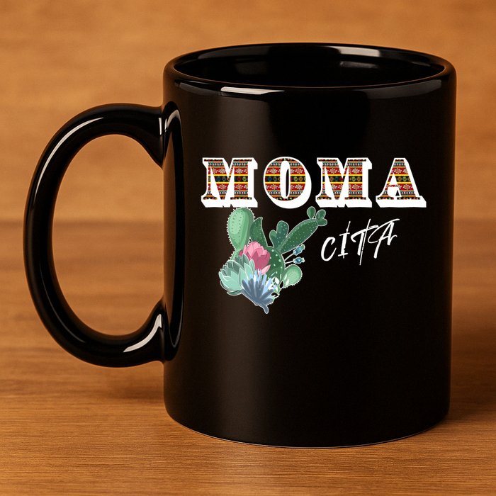 Mamacita Cinco De Mayo Cactus Fiesta 11oz C Handle Ceramic Mug