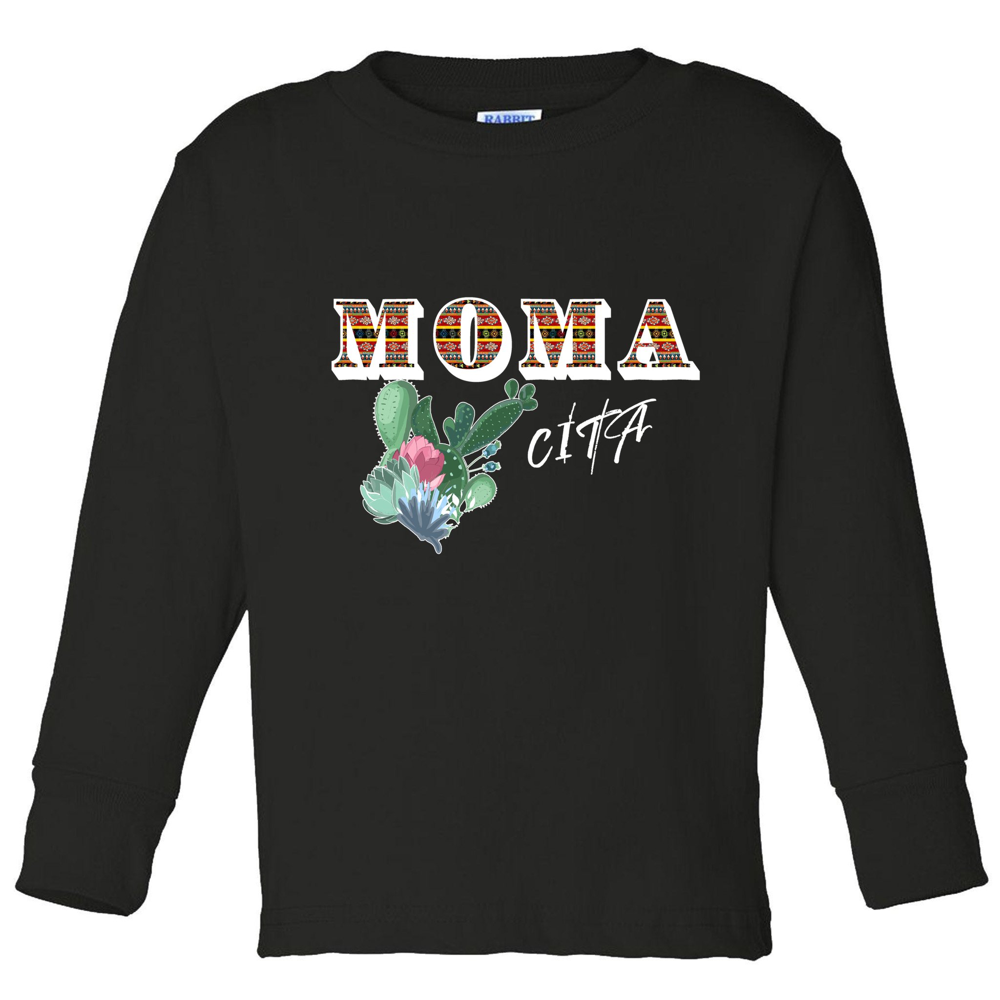 Mamacita Cinco De Mayo Cactus Fiesta Toddler Long Sleeve Shirt