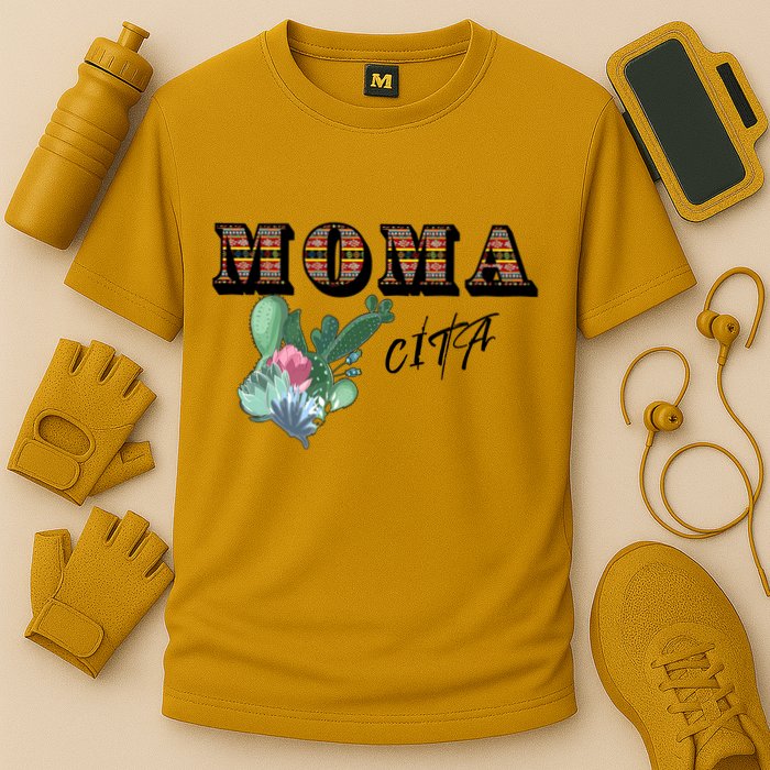 Mamacita Cinco De Mayo Cactus Fiesta Cooling Performance Crew T-Shirt
