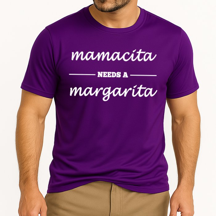 Mamacita Needs A Margarita Cooling Performance Crew T-Shirt