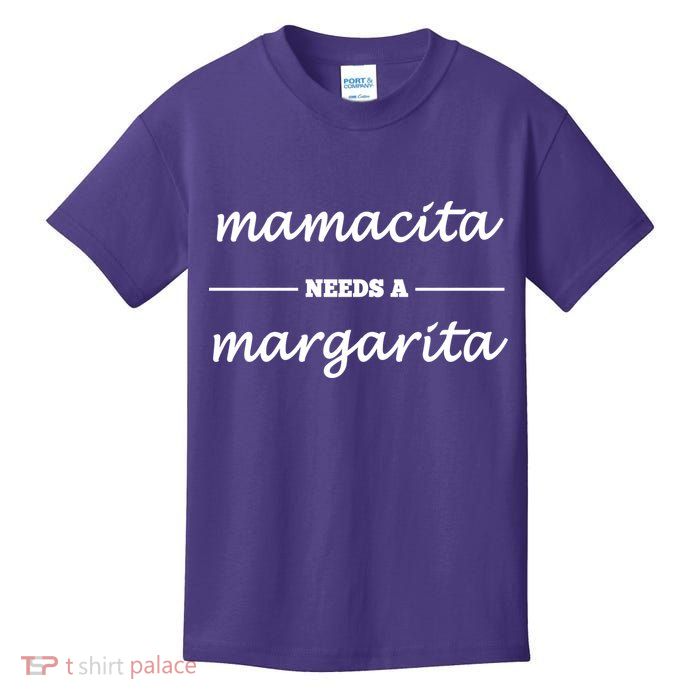 Mamacita Needs A Margarita Kids T-Shirt