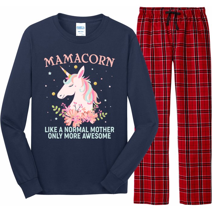 Mamacorn Like A Normal Mother Only More Awesome Long Sleeve Pajama Set