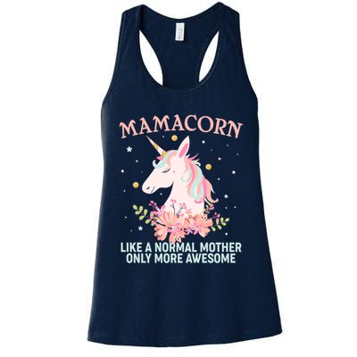 Mamacorn Like A Normal Mother Only More Awesome Womens Tank Top