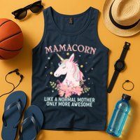 Mamacorn Like A Normal Mother Only More Awesome Tank Top