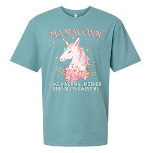 Mamacorn Like A Normal Mother Only More Awesome Sueded Cloud Jersey T-Shirt