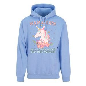 Mamacorn Like A Normal Mother Only More Awesome Unisex Surf Hoodie