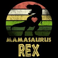 Mamasaurus Rex Short Acrylic Beanie