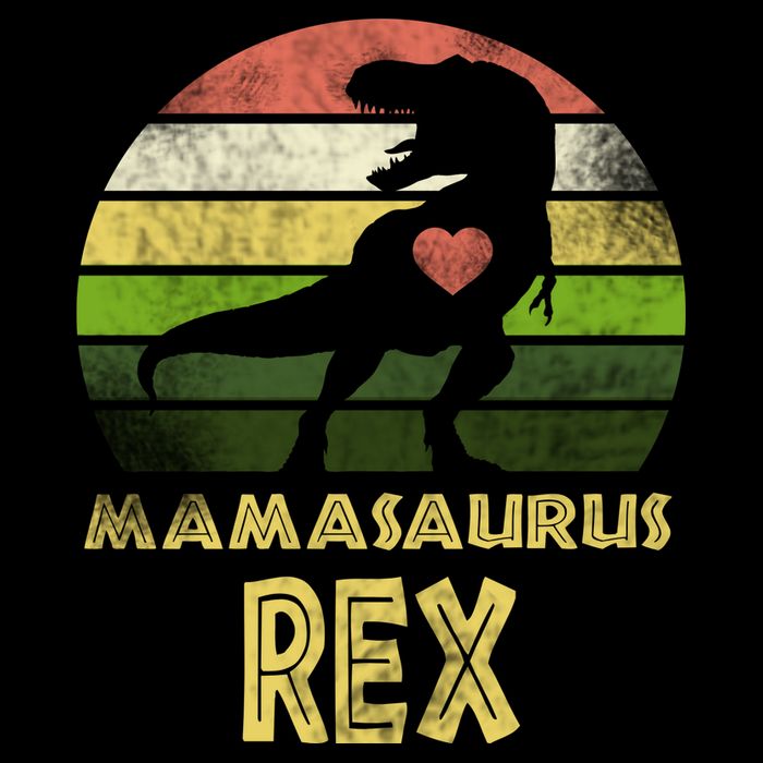 Mamasaurus Rex Short Acrylic Beanie