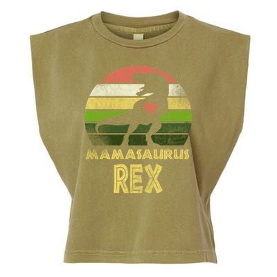 Mamasaurus Rex Garment-Dyed Women's Muscle Tee