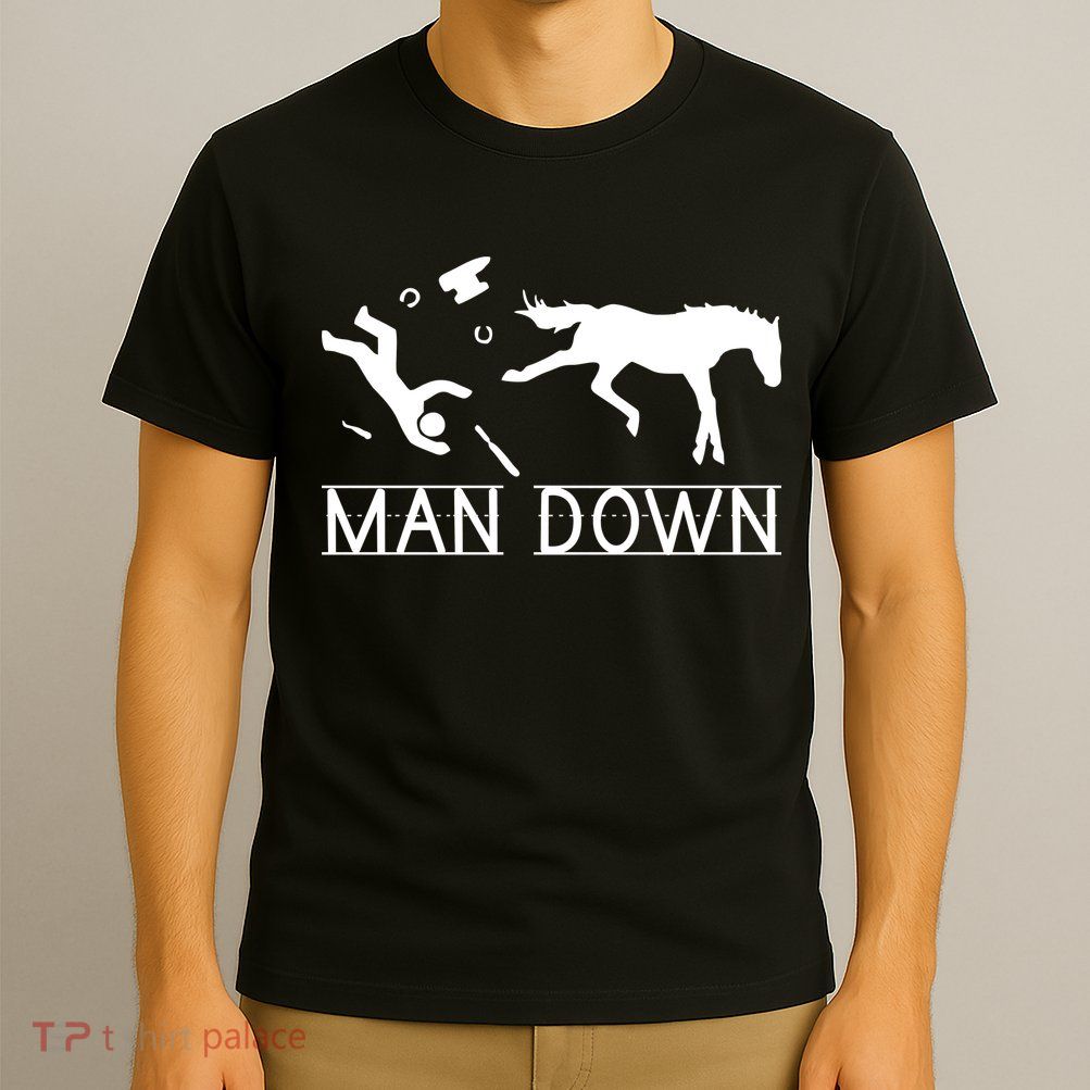 Man Down Horseshoer Funny Horse T-Shirt