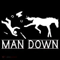 Man Down Horseshoer Funny Horse Visor